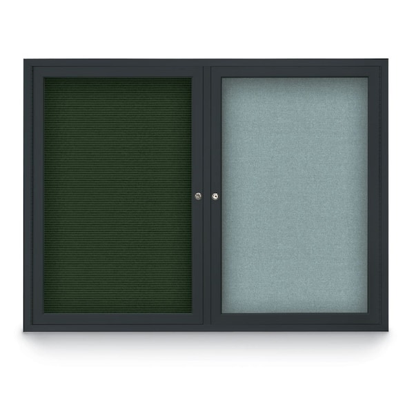 Corkboard, Buff/Black, 72" X36"